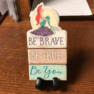 Little Mermaid Ariel Sign with Stand